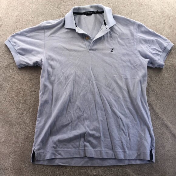 2 Nautica Mens Polo Shirt Medium Lot Of Two Short Sleeve Striped Classic Casual - Picture 3 of 16